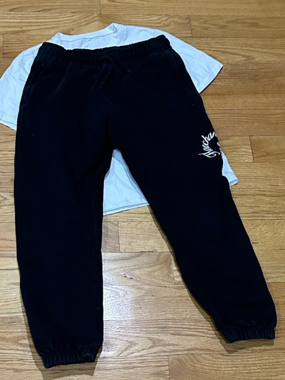 Men’s Classic Black Jogger Pants (Free Mystery Clothes)